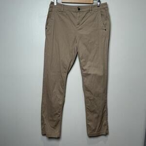 Orvis Pants Womens 10 Beige Khaki Straight‎ Casual Cotton Stretch Chino Outdoor